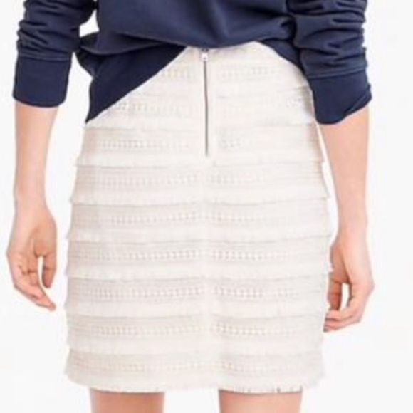J.Crew tiered Fringe skirt - Picture 4 of 6